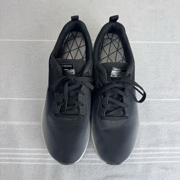 Skechers Skech-Air Element Athletic Sporty Training Sneaker Black White 7.5 - Picture 9 of 12